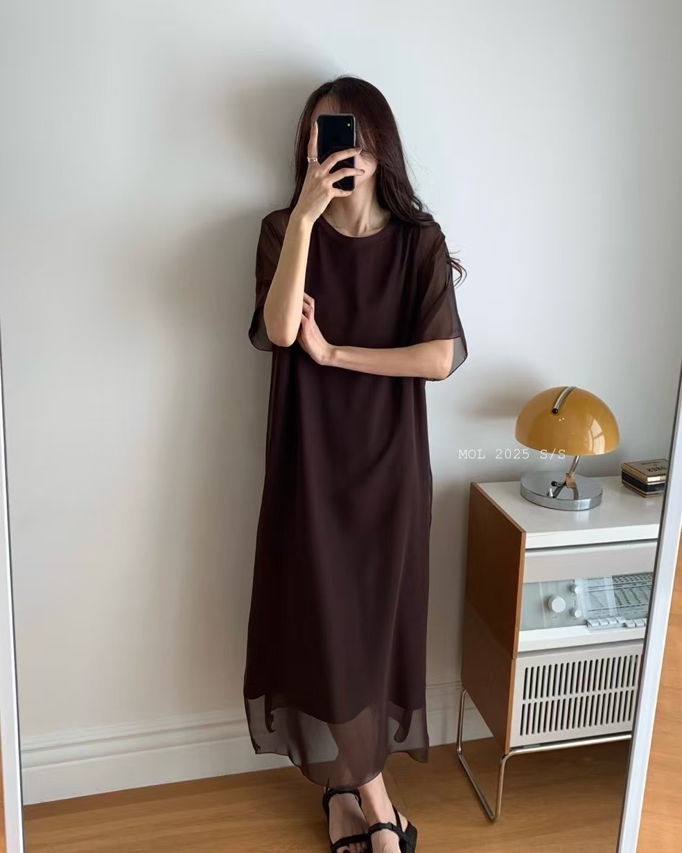 MOL直郵韓國代購㊣女裝新款推薦25春夏人氣休閑時尚熱賣連衣裙MOL連衣裙
