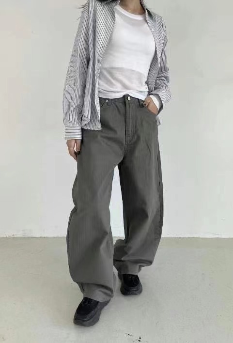DEVELOP韓國直郵㊣東大門實拍女裝新品25春夏人氣時尚牛仔褲DEVELOP牛仔褲