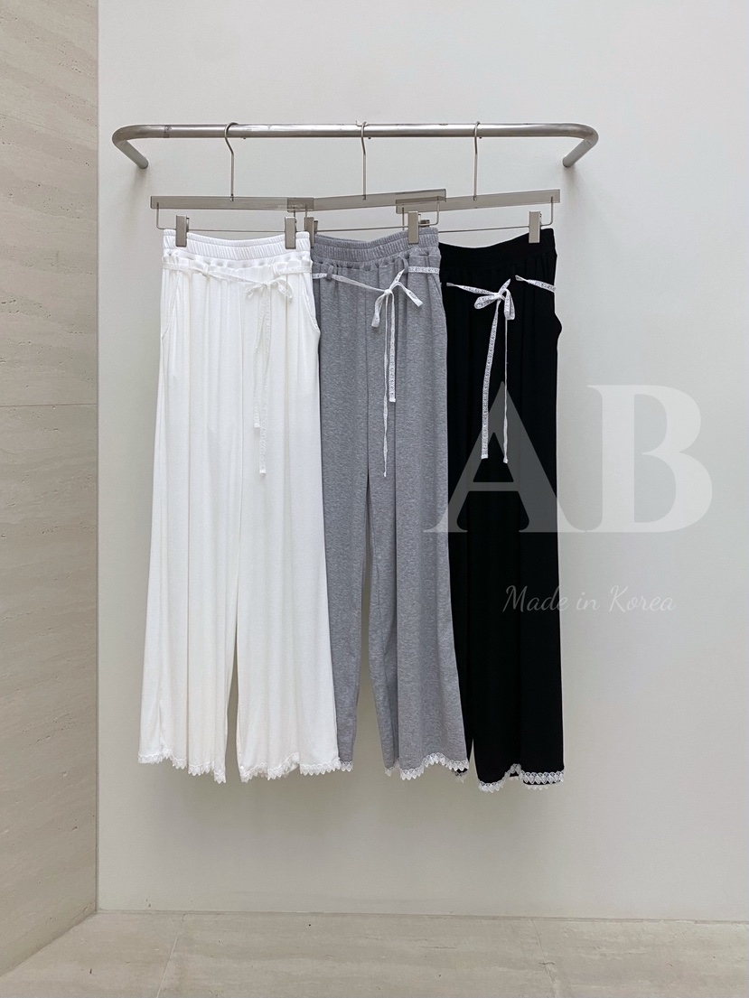 AB直郵韓國代購㊣女裝新品25春夏休閑人氣推薦休閑褲含腰繩AB休閑褲