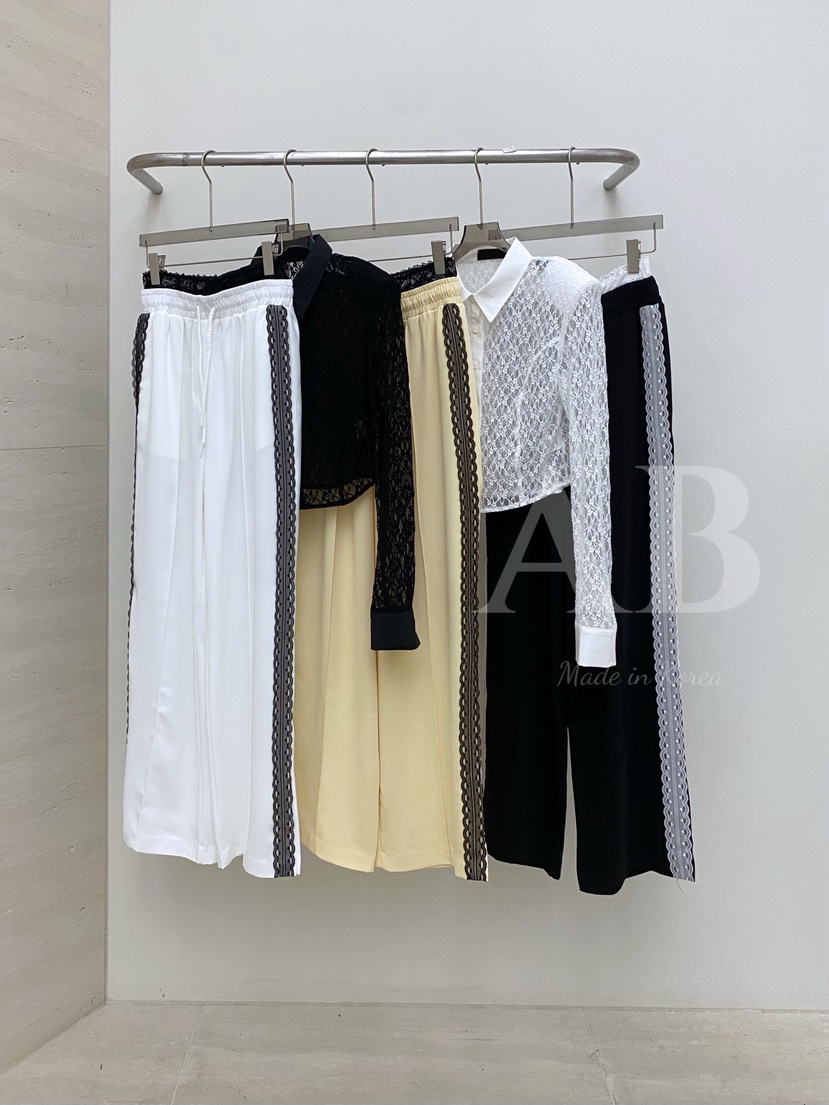 AB韓國直郵㊣女裝新品人氣熱賣推薦25春夏休閑時尚襯衫蕾絲衫AB襯衫/蕾絲衫