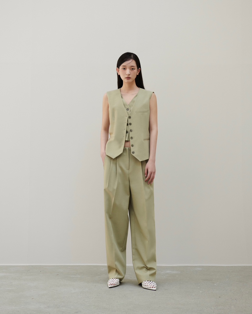 STAGE韓國直郵㊣東大門實拍女裝新品25春夏推薦人氣時尚休閑褲STAGE休閑褲