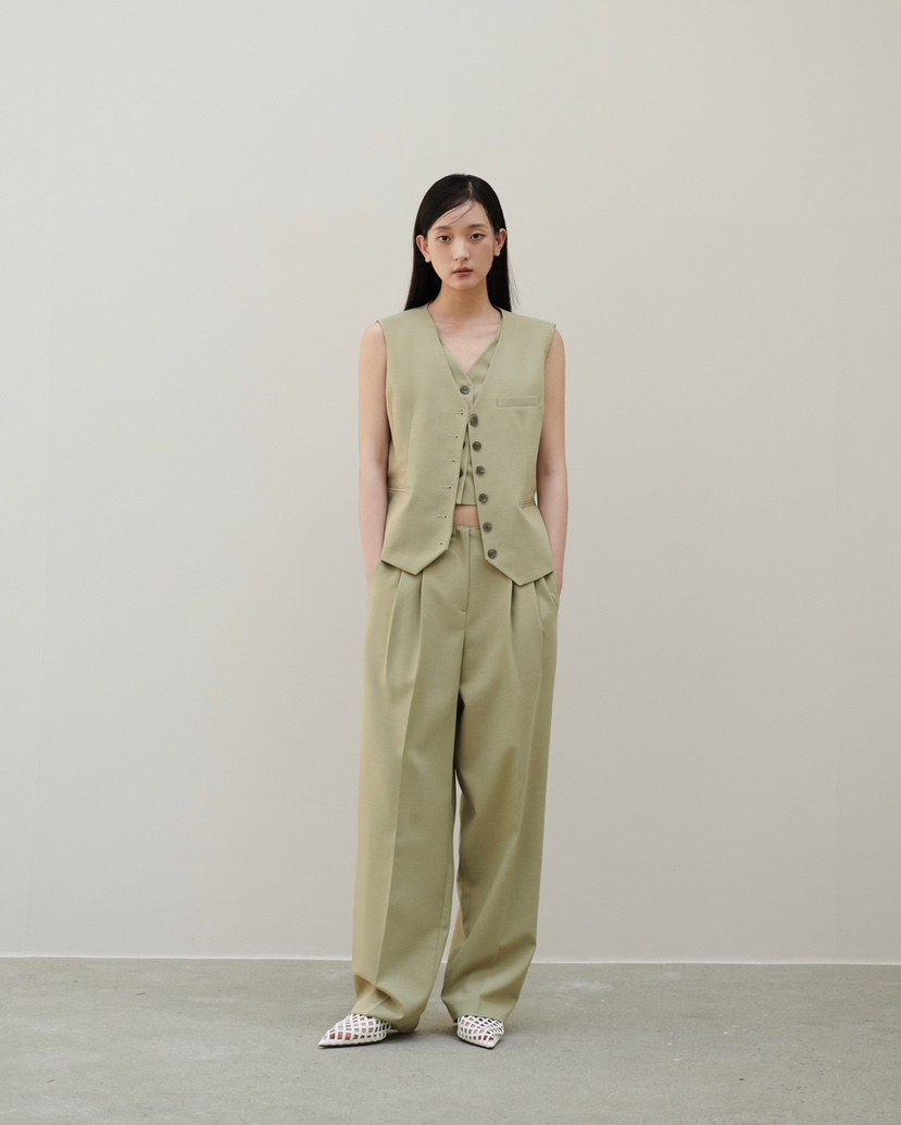 STAGE韓國直郵㊣東大門實拍女裝新品25春夏推薦人氣時尚休閑褲STAGE休閑褲