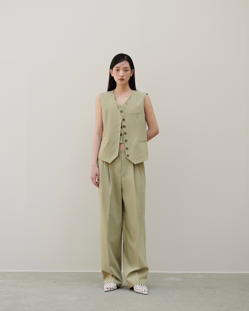 STAGE韓國直郵㊣東大門實拍女裝新品25春夏推薦人氣時尚休閑褲STAGE休閑褲