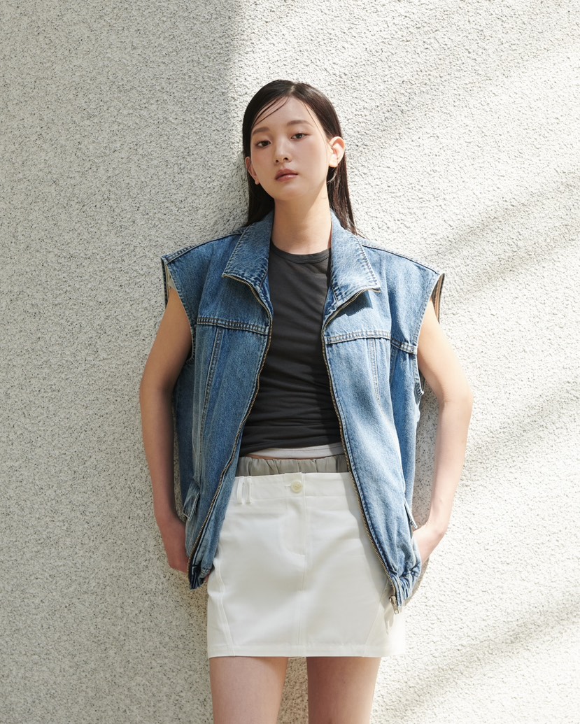 STAGE直郵韓國代購㊣女裝新款時尚推薦休閑熱賣人氣25春夏馬甲STAGE馬甲