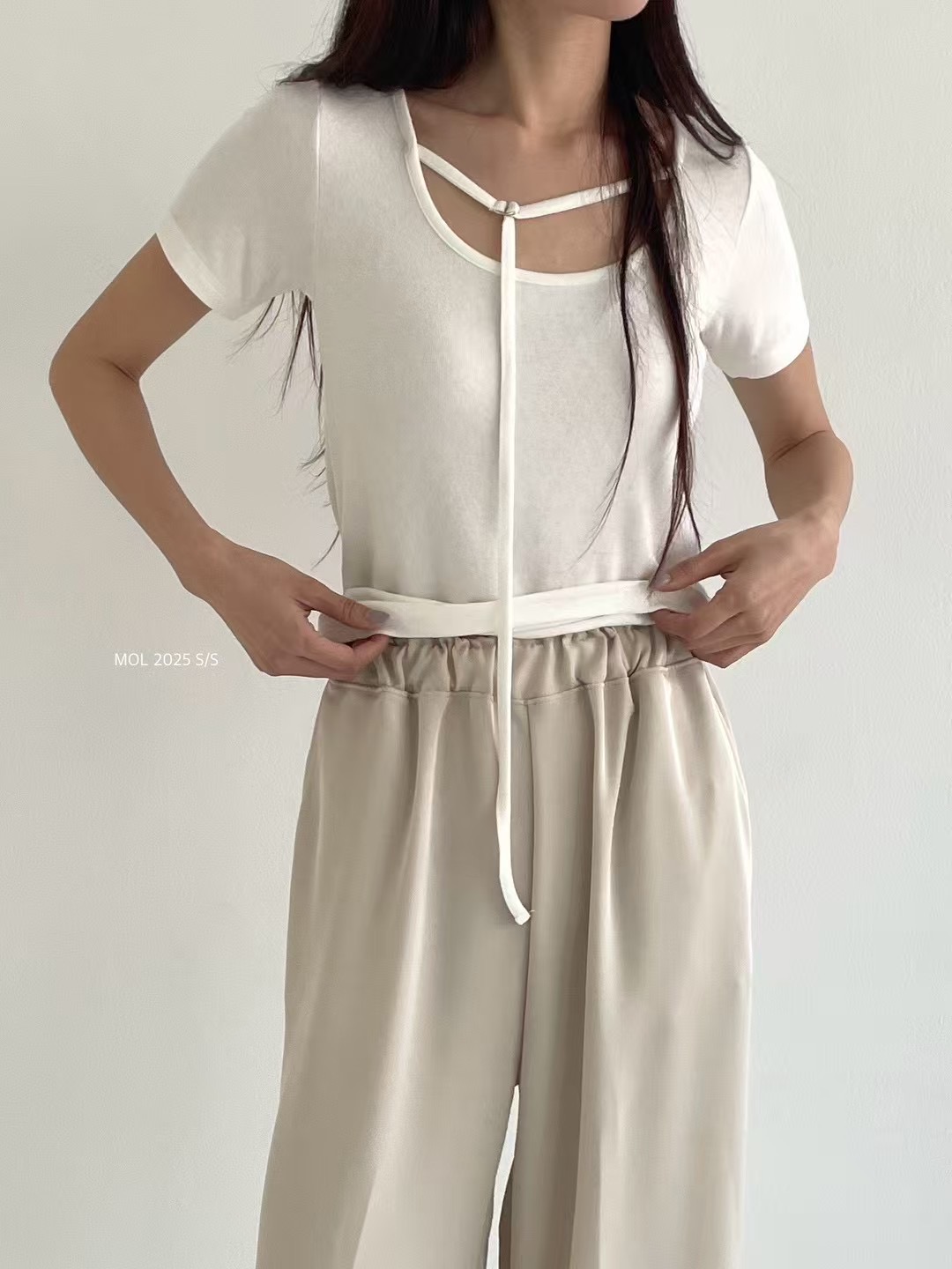 MOL韓國㊣直郵東大門代購女裝新款休閑人氣25春夏正裝褲西褲MOL正裝褲/西褲