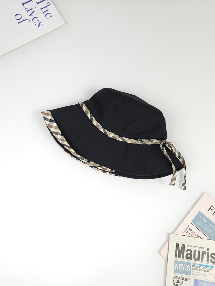THE HAT-P韓國㊣直郵東大門代購女裝新款時尚帽子格紋雙面THE HAT帽子