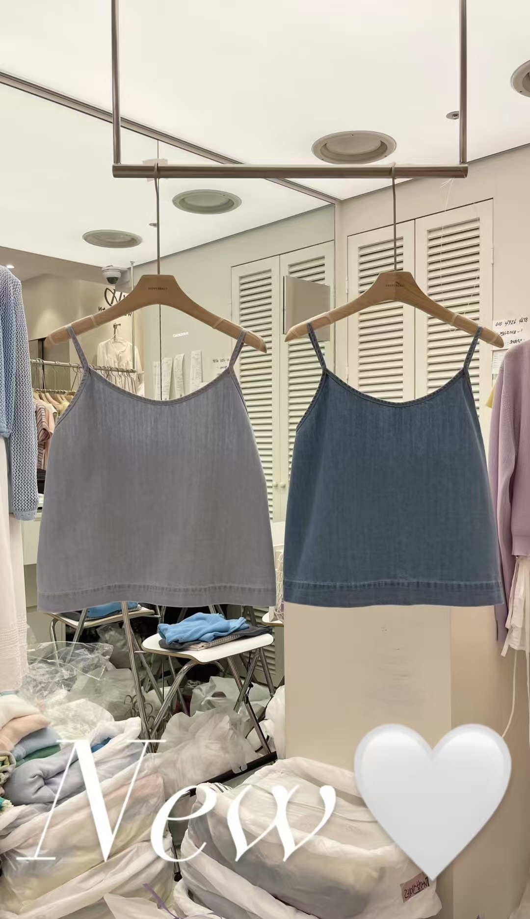 PEPPER 페페韓國㊣直郵東大門代購女裝新品熱賣25春夏吊帶背心PEPPER-OT吊帶/背心