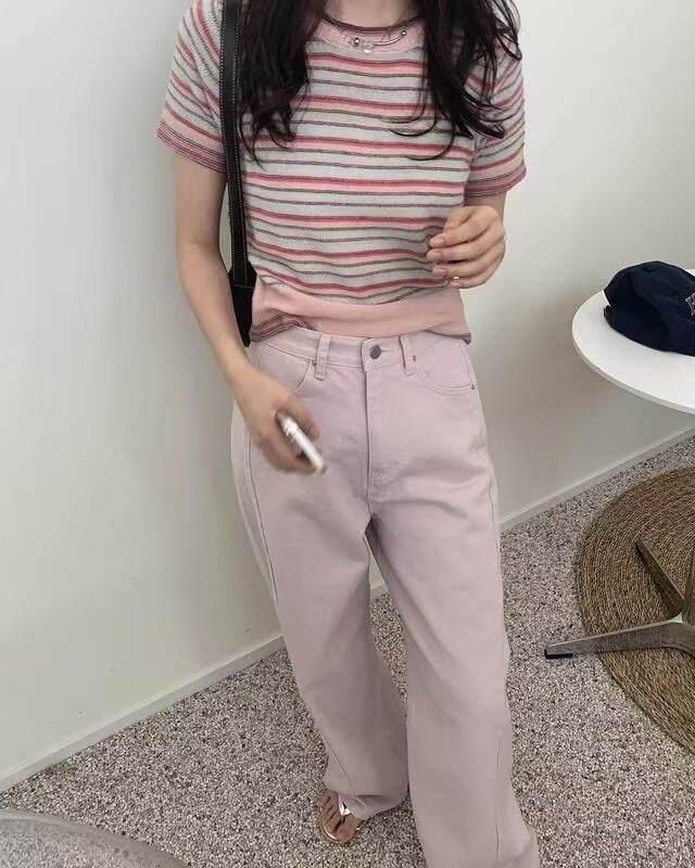 PEPPER 페페直郵韓國代購㊣女裝新款人氣推薦休閑時尚25春夏T恤PEPPER-OTT恤