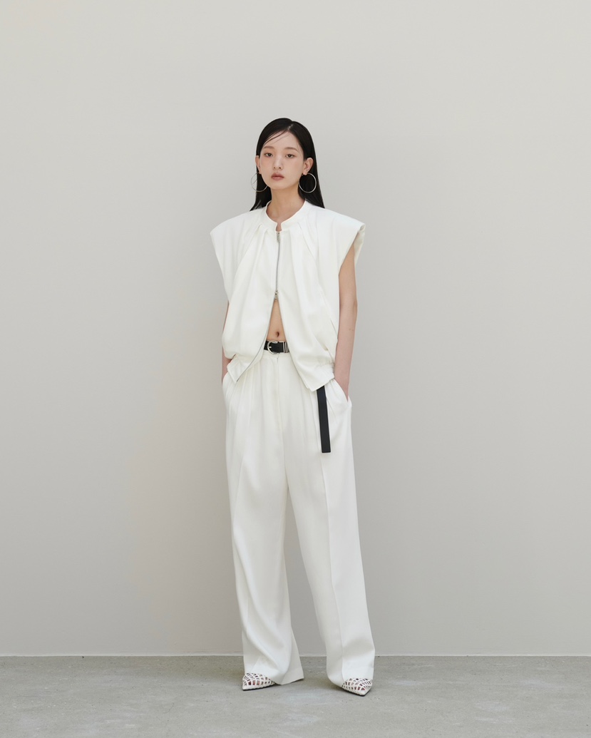 STAGE韓國㊣直郵東大門代購女裝新品25春夏人氣休閑褲包含腰帶STAGE休閑褲