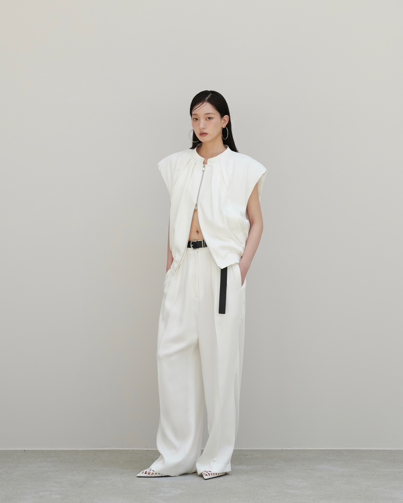 STAGE韓國㊣直郵東大門代購女裝新品25春夏人氣休閑褲包含腰帶STAGE休閑褲