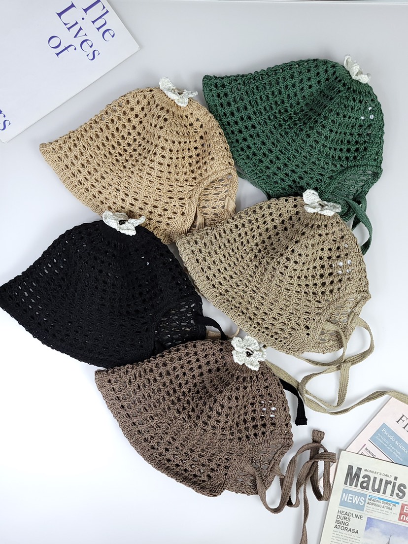 THE HAT-P韓國㊣直郵東大門代購女裝新品25春夏帽子漁夫帽蕾絲THE HAT帽子