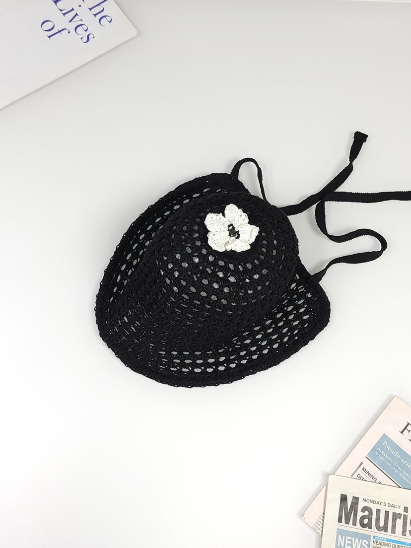 THE HAT-P韓國㊣直郵東大門代購女裝新品25春夏帽子漁夫帽蕾絲THE HAT帽子