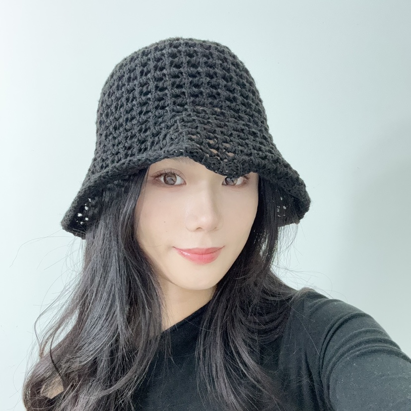 THE HAT-P韓國㊣直郵東大門代購女裝新品25春夏帽子漁夫帽蕾絲THE HAT帽子圖色2