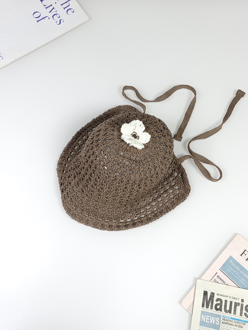 THE HAT-P韓國㊣直郵東大門代購女裝新品25春夏帽子漁夫帽蕾絲THE HAT帽子圖色3