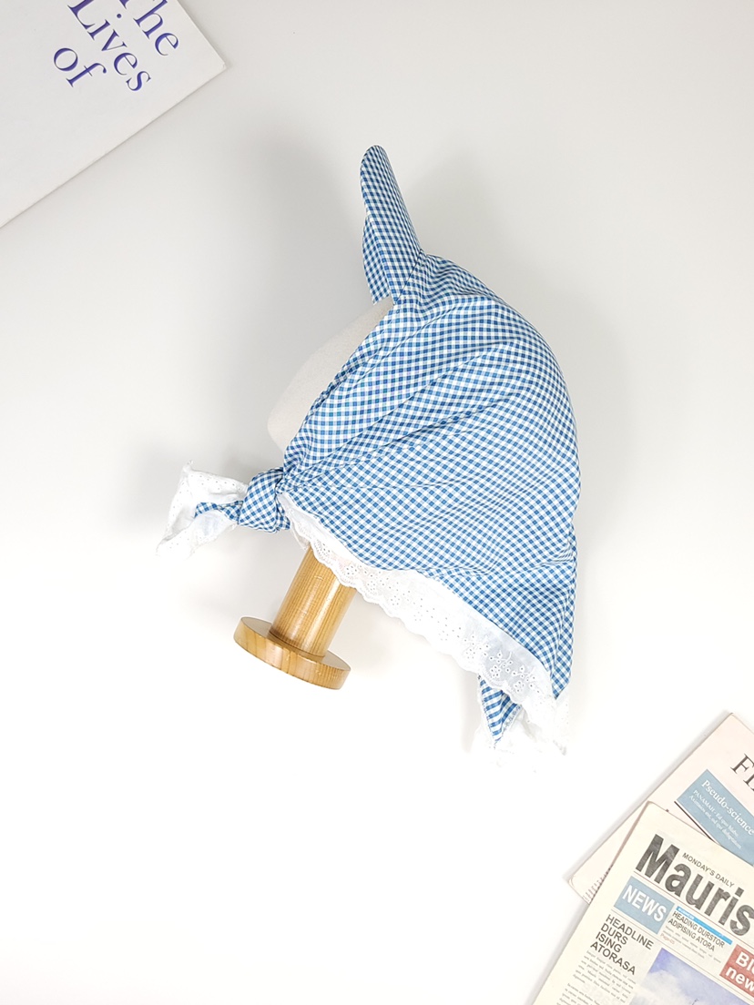 THE HAT-P韓國直郵㊣東大門實拍女裝新品人氣帽子格紋蕾絲THE HAT帽子
