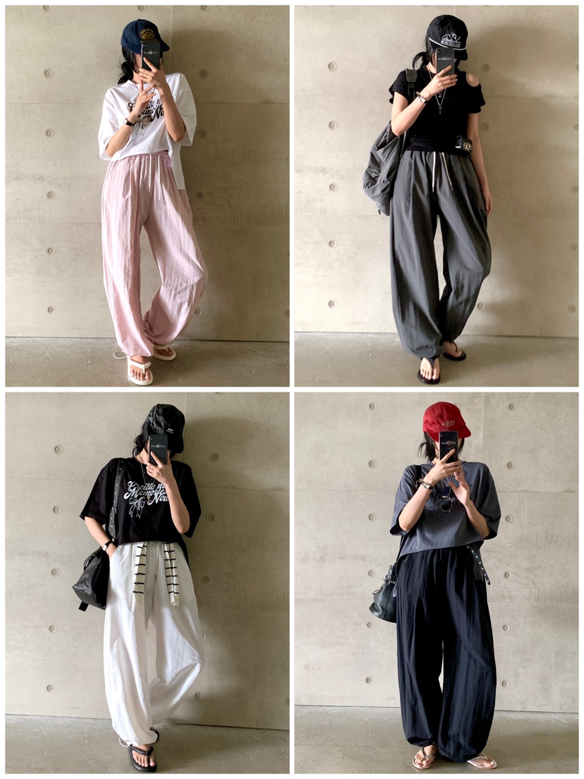 DAVICHI韓國直郵㊣東大門實拍女裝新款推薦人氣25春夏休閑褲DAVICHI休閑褲