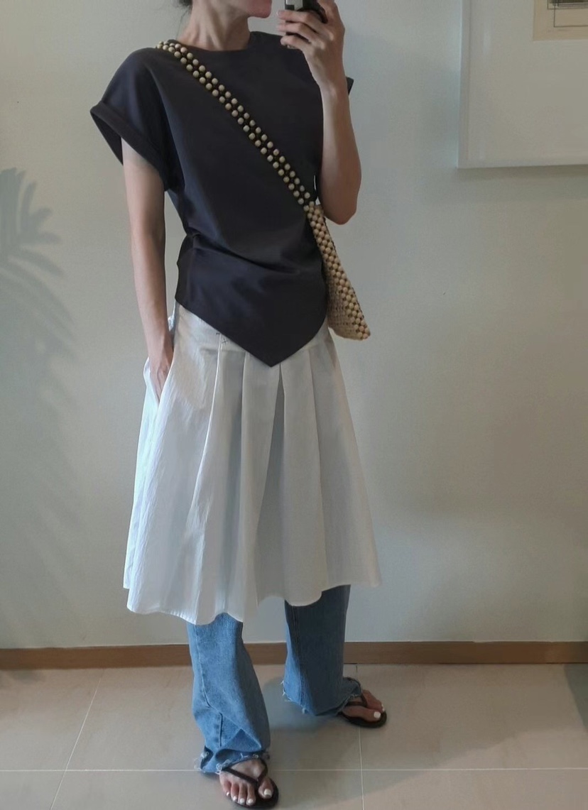 GENTLE B韓國㊣直郵東大門代購女裝新款人氣25春夏半身裙中短裙GENTLE B半身裙/中短裙