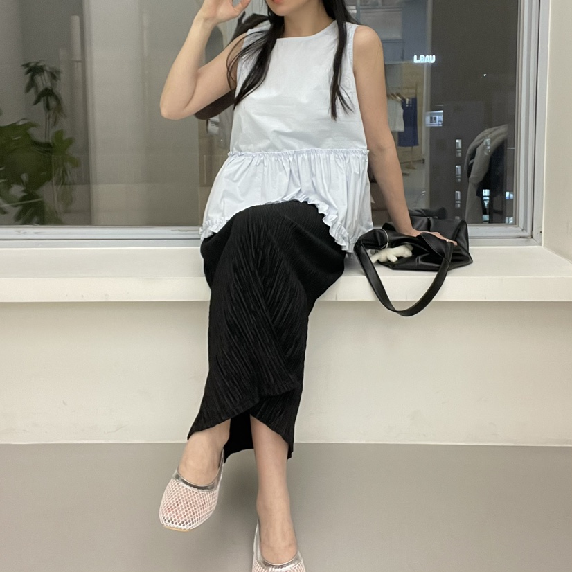 ALLVIBE韓國直郵㊣東大門實拍女裝新款推薦時尚25春夏吊帶背心ALLVIBE吊帶/背心