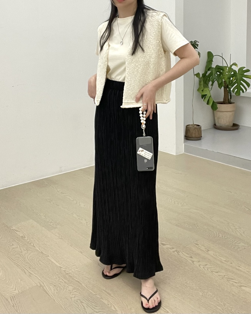 ALLVIBE韓國直郵㊣東大門實拍女裝新款25春夏人氣休閑時尚馬甲ALLVIBE馬甲