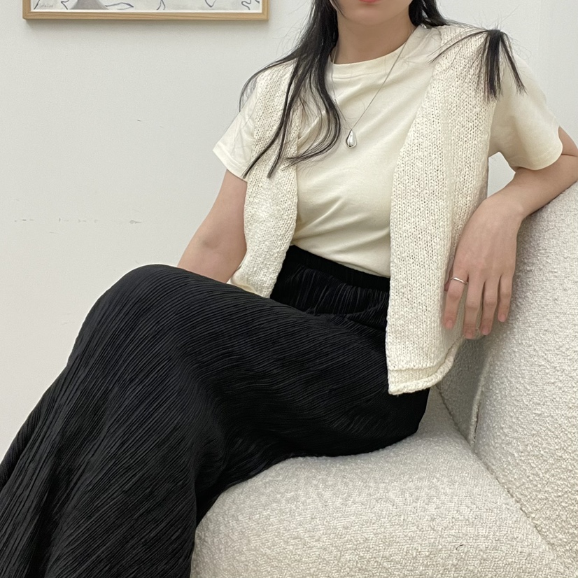 ALLVIBE韓國直郵㊣東大門實拍女裝新款25春夏人氣休閑時尚馬甲ALLVIBE馬甲