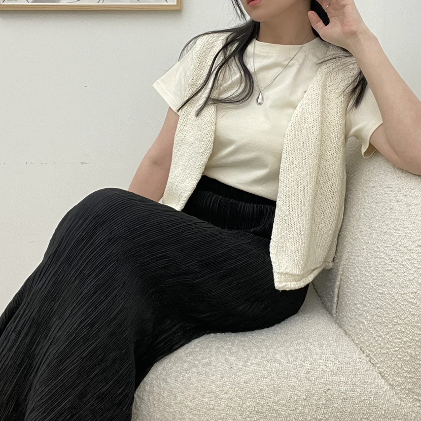 ALLVIBE韓國直郵㊣東大門實拍女裝新款25春夏人氣休閑時尚馬甲ALLVIBE馬甲