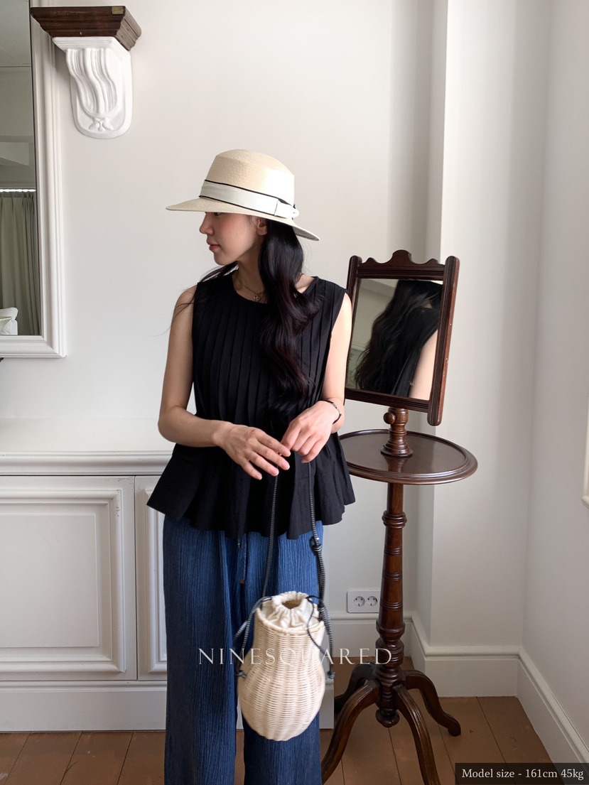 NINESQUARED韓國直郵㊣東大門實拍女裝新品人氣25春夏吊帶背心NINESQUARED吊帶/背心