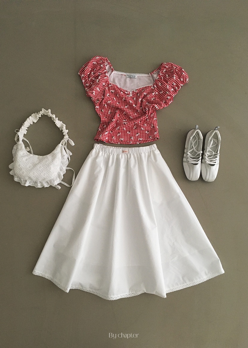 BY CHAPTER韓國直郵㊣東大門實拍女裝新款休閑熱賣長裙綁帶BY Chapter長裙