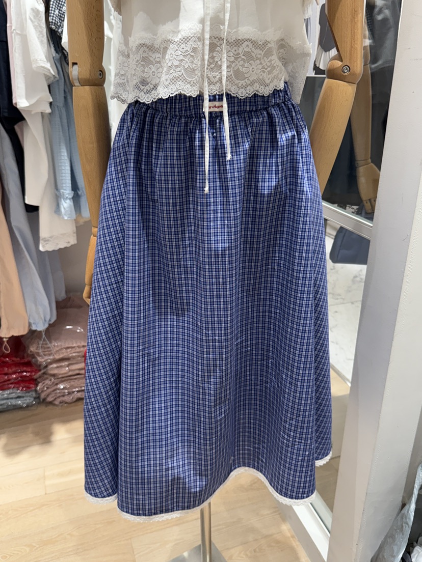 BY CHAPTER韓國直郵㊣東大門實拍女裝新款休閑熱賣長裙綁帶BY Chapter長裙圖色1