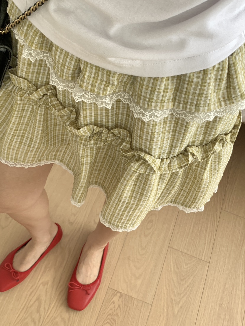 PARSLEY韓國㊣直郵東大門代購女裝新品時尚25春夏人氣休閑短裙Daze短裙