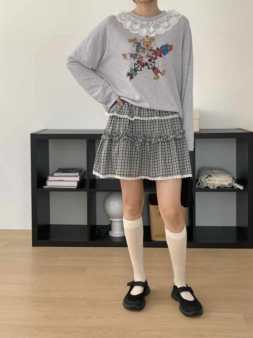 PARSLEY韓國㊣直郵東大門代購女裝新品時尚25春夏人氣休閑短裙Daze短裙