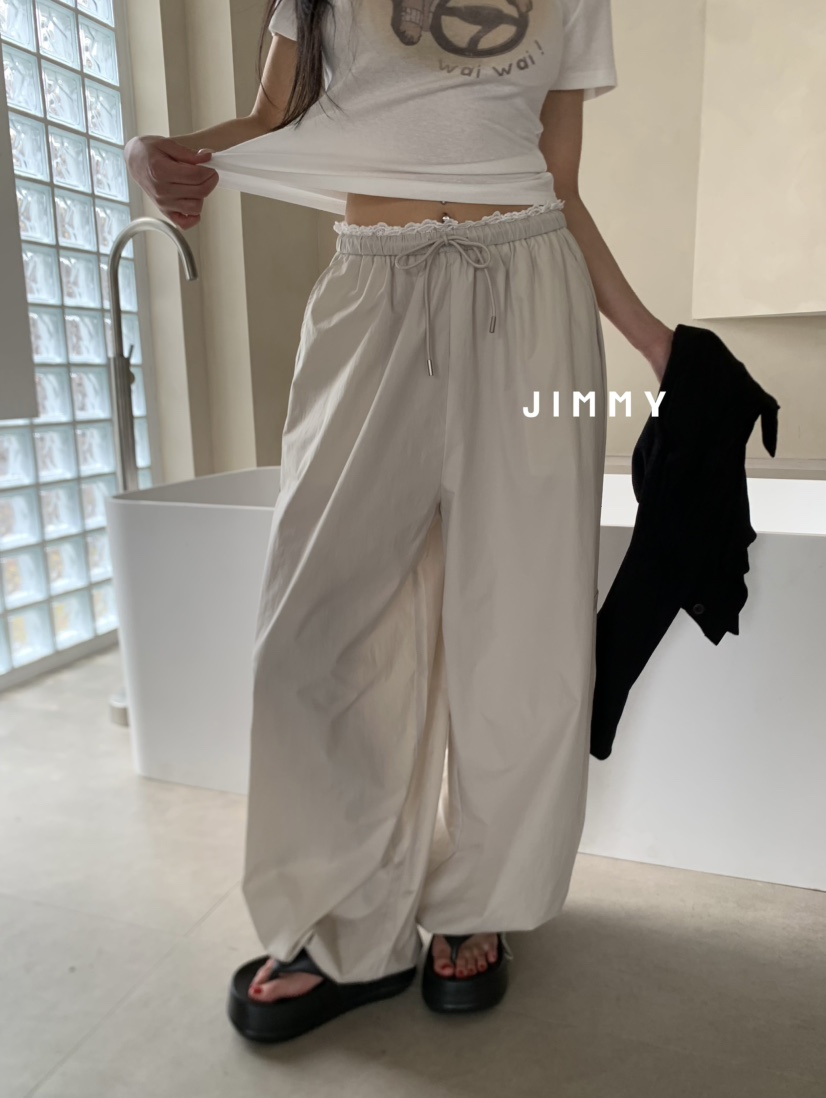JIMMY韓國直郵㊣東大門實拍女裝新品熱賣休閑時尚人氣休閑褲JIMMY/REMAKE休閑褲
