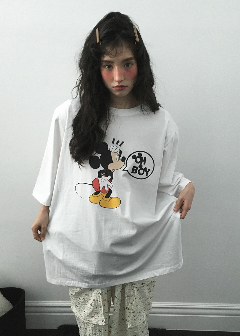 OURWAVE/OUR ROOM韓國直郵㊣女裝新款推薦時尚25春夏長袖T恤Our Wave/Our Room長袖T恤