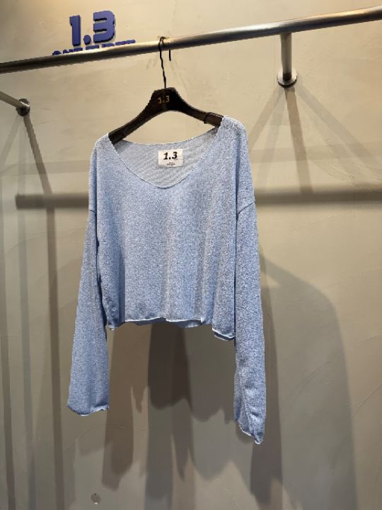 1.3直郵韓國代購㊣女裝新品人氣休閑熱賣時尚25春夏長袖T恤1.3長袖T恤