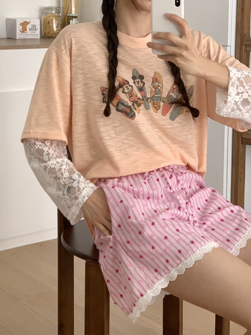 PARSLEY韓國直郵㊣女裝新品時尚人氣熱賣休閑推薦25春夏短褲蕾絲Daze短褲