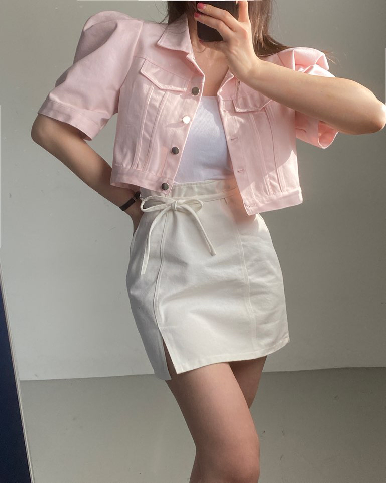 VENEFIT韓國直郵㊣女裝新品人氣休閑25春夏時尚熱賣推薦夾克VENEFIT/JENNIE夾克圖色3