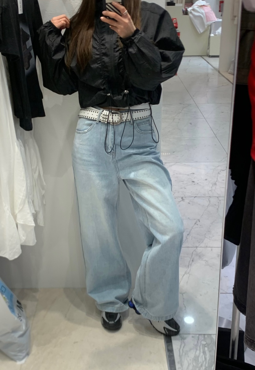 JIMMY韓國㊣直郵東大門代購女裝新款人氣時尚熱賣休閑牛仔褲JIMMY/REMAKE牛仔褲
