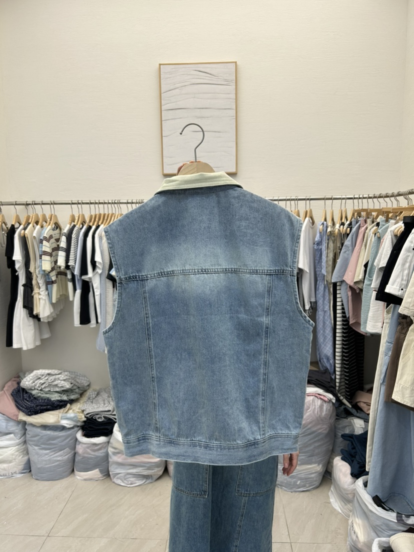 MILK TEA韓國直郵㊣東大門實拍女裝新款推薦人氣25春夏馬甲MILK TEA馬甲