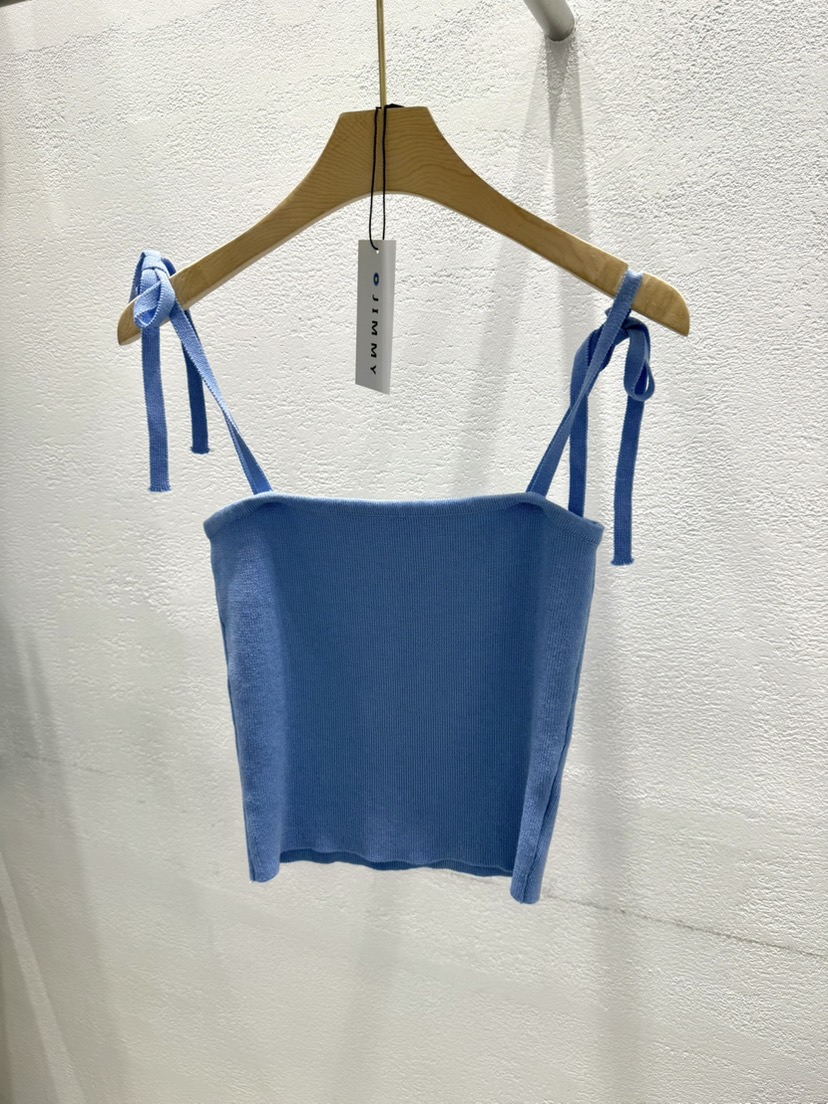 JIMMY韓國直郵㊣女裝新品熱賣25春夏推薦時尚人氣休閑吊帶背心JIMMY/REMAKE吊帶/背心圖色2