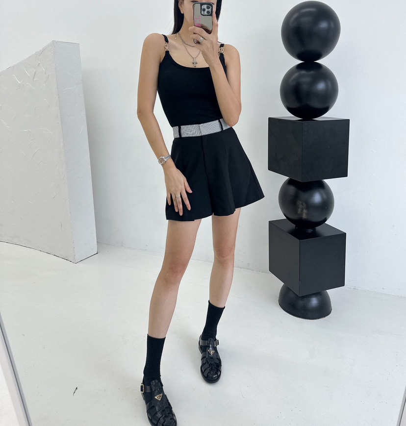 MABEL-Q直郵韓國代購㊣女裝新品休閑時尚人氣推薦熱賣短褲SOUIT by mabel-Q短褲
