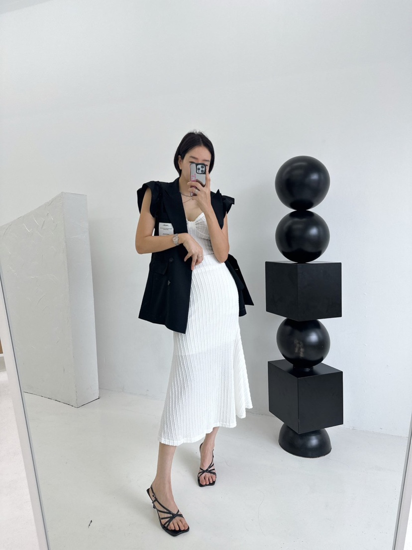 MABEL-Q直郵韓國代購㊣女裝新品人氣熱賣休閑時尚推薦長裙SOUIT by mabel-Q長裙