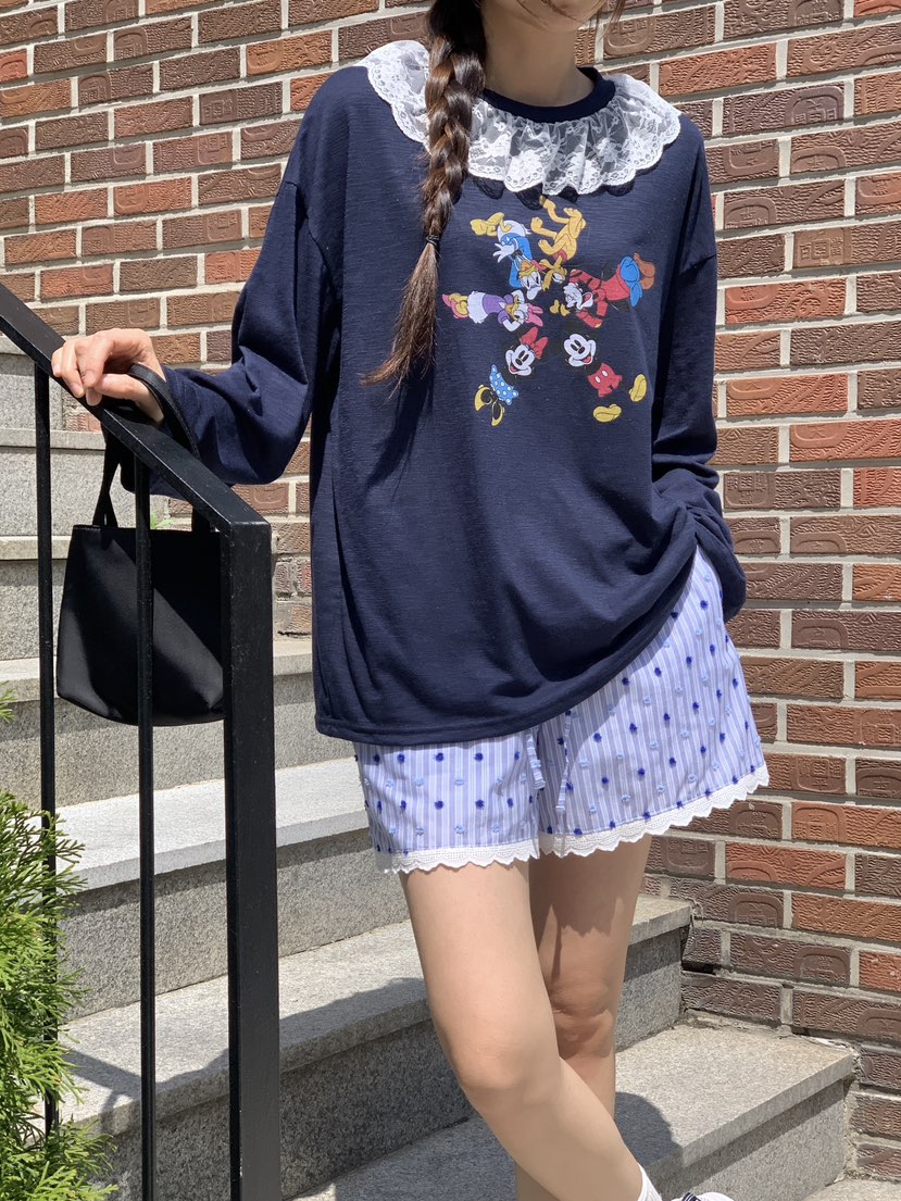 PARSLEY韓國㊣直郵東大門代購女裝新款推薦休閑長袖T恤斗篷Daze長袖T恤