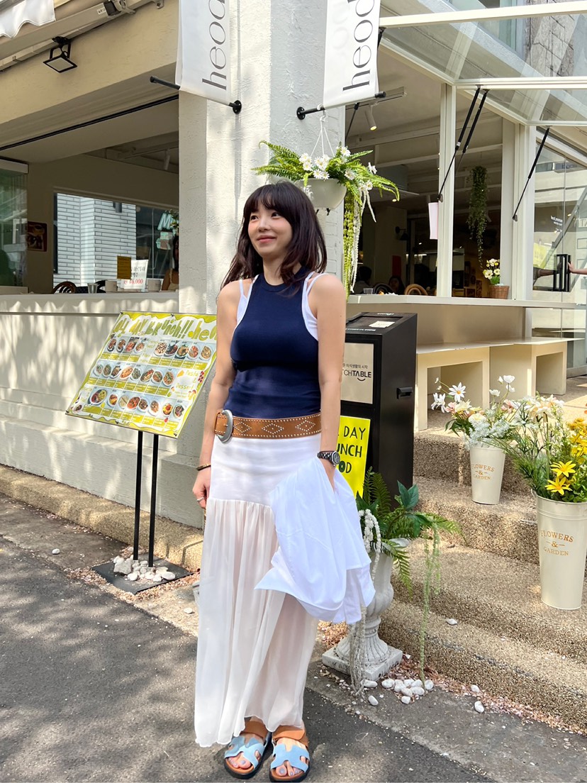 SOLAR韓國直郵㊣女裝新品25春夏時尚人氣推薦休閑熱賣長裙SOLAR長裙