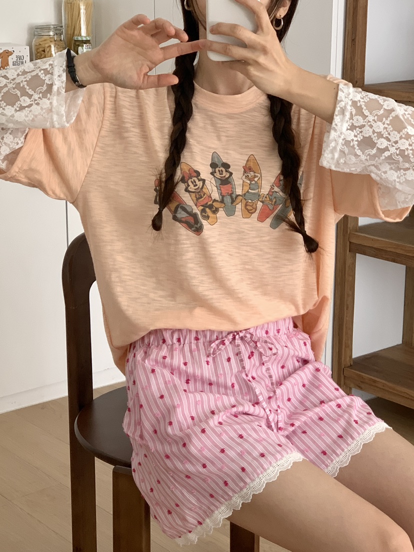 PARSLEY直郵韓國代購㊣女裝新品熱賣休閑推薦人氣25春夏長袖T恤Daze長袖T恤