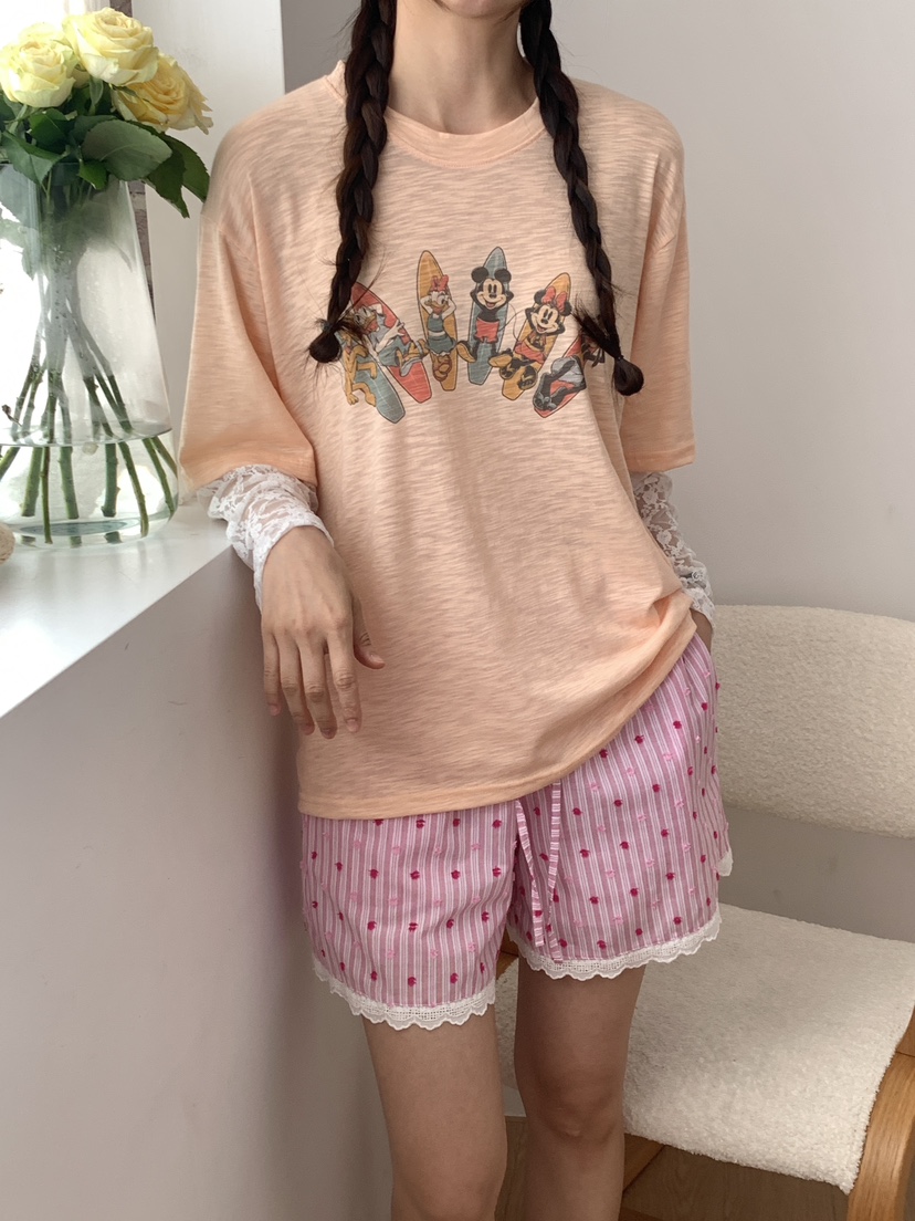 PARSLEY直郵韓國代購㊣女裝新品熱賣休閑推薦人氣25春夏長袖T恤Daze長袖T恤