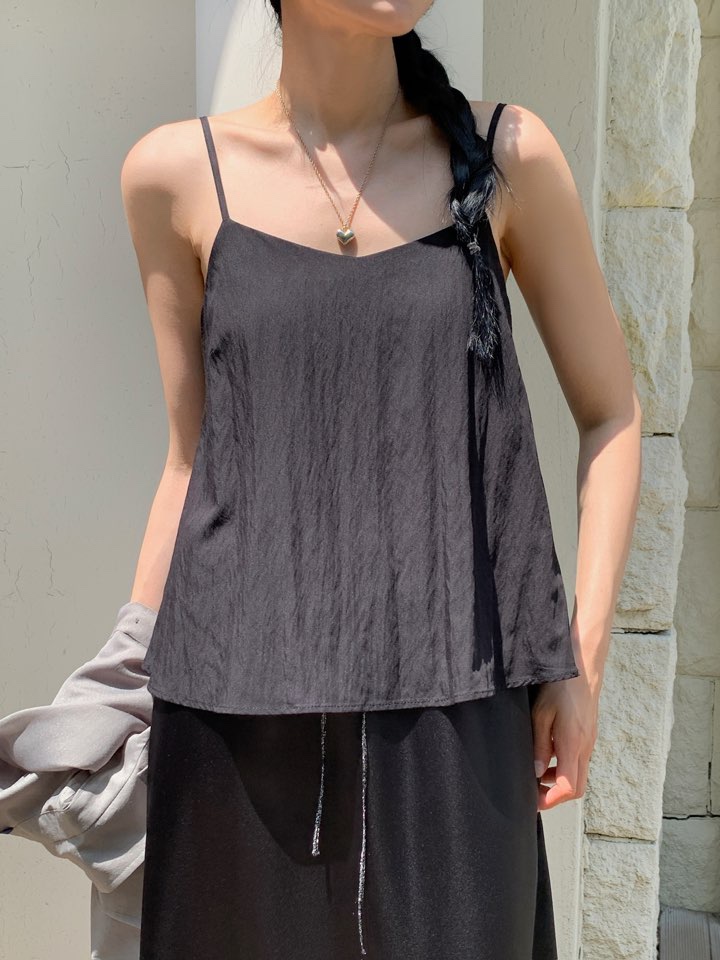 MILUI直郵韓國代購㊣女裝新品休閑時尚25春夏推薦人氣吊帶背心MILUI吊帶/背心