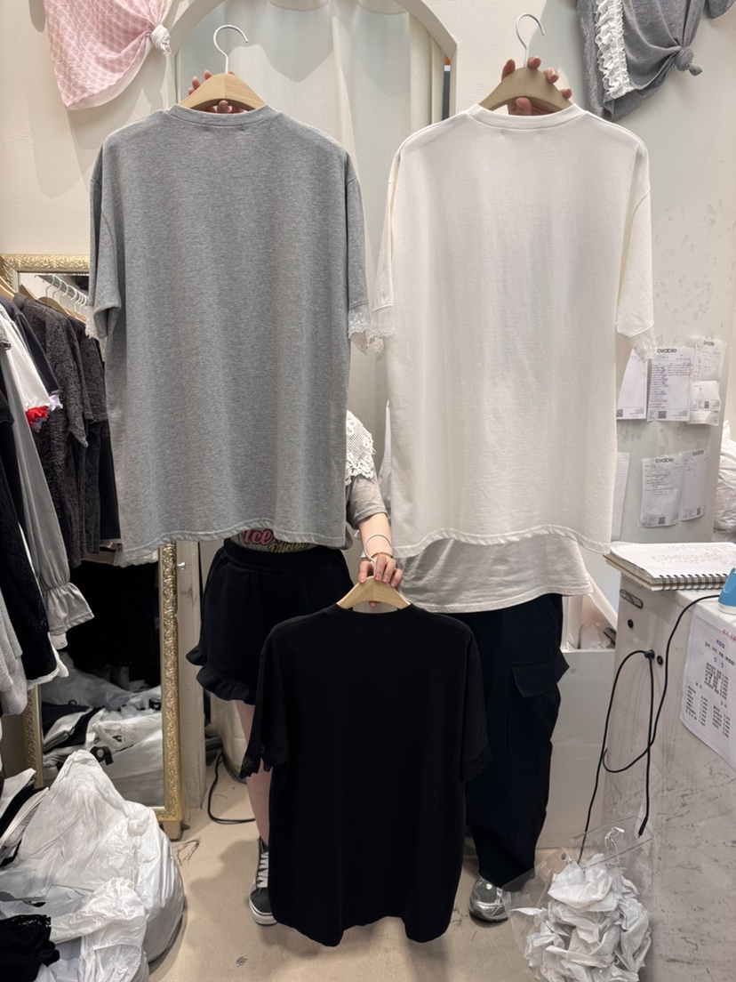 LOVABLE直郵韓國代購㊣女裝新品熱賣時尚人氣休閑25春夏T恤LOVABLET恤
