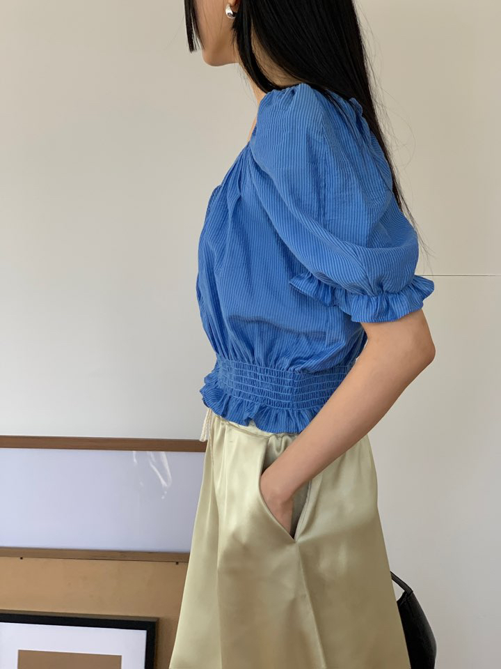 MILUI直郵韓國代購㊣女裝新款時尚25春夏人氣推薦襯衫蕾絲衫MILUI襯衫/蕾絲衫