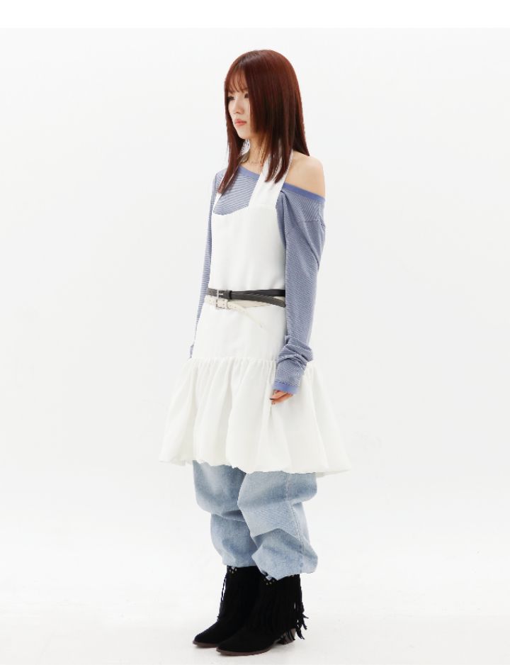LIVE FOREVER韓國㊣直郵東大門代購女裝新品時尚連衣裙不含內搭LIVE FOR_EVER連衣裙