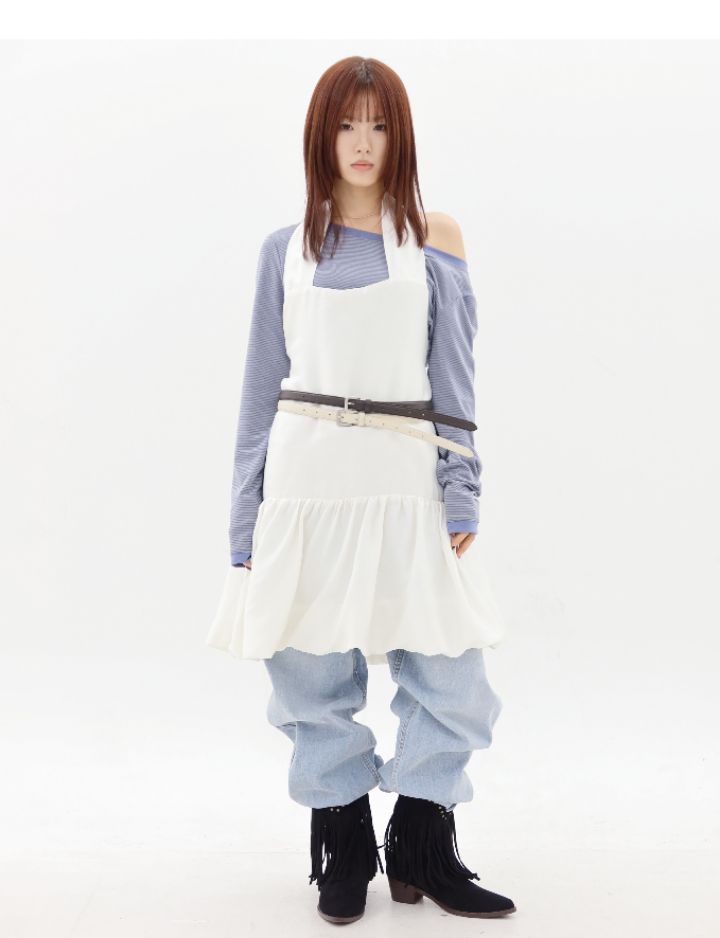 LIVE FOREVER韓國㊣直郵東大門代購女裝新品時尚連衣裙不含內搭LIVE FOR_EVER連衣裙