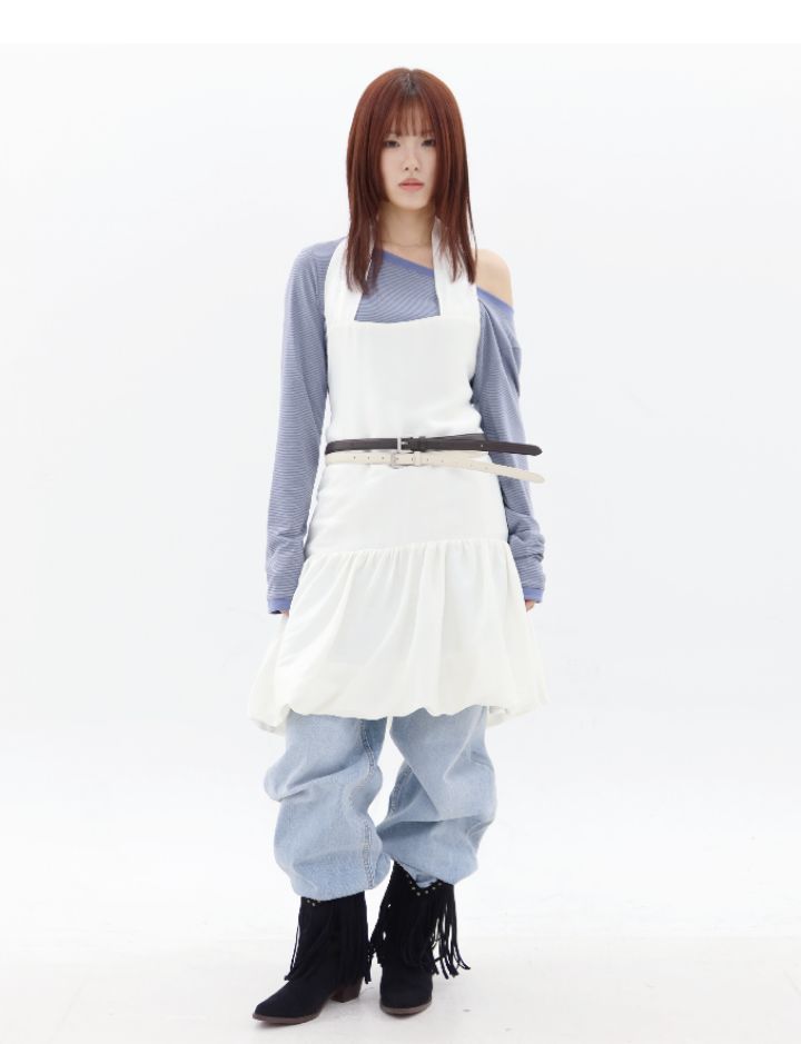 LIVE FOREVER韓國㊣直郵東大門代購女裝新品時尚連衣裙不含內搭LIVE FOR_EVER連衣裙